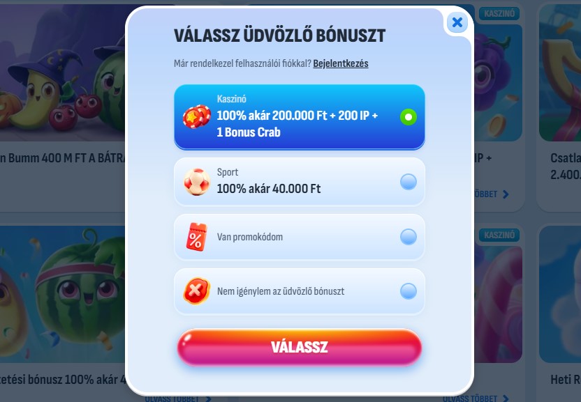 nomini casino register